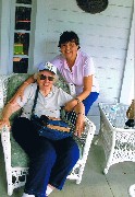 Julia (Judy) Kish Dorrough; Norma Stout; Norma s home in Florida